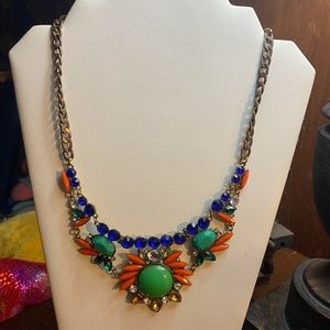 Statement Necklace/Peacock